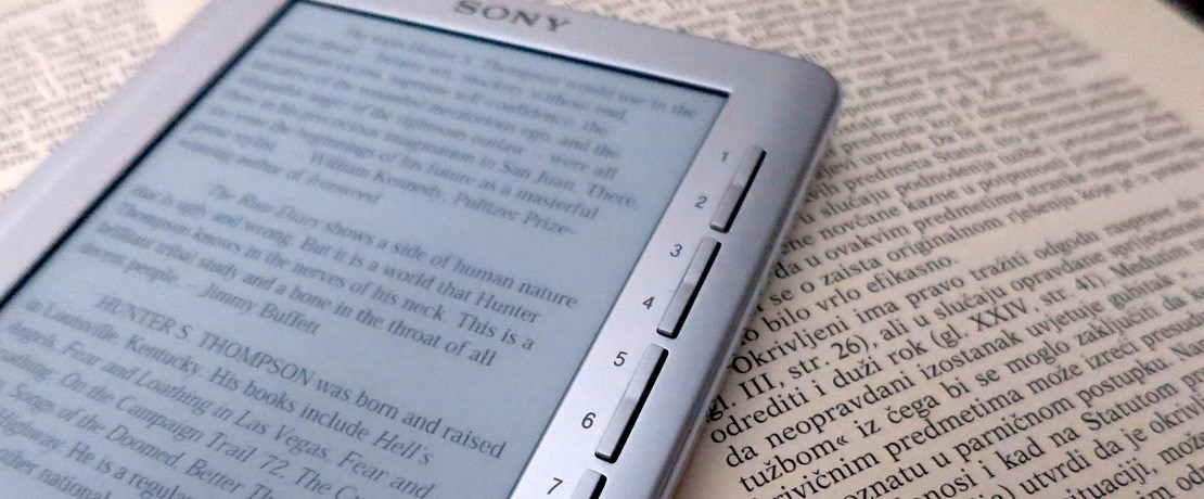 Test e-book čitača: Sony PRS-300 (5")